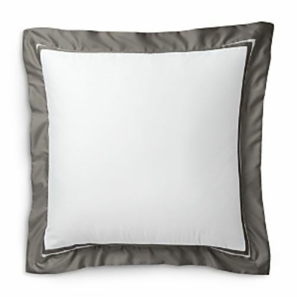 Ralph‎ Lauren Home Bowery European Euro Sham Metro Gray $145 New